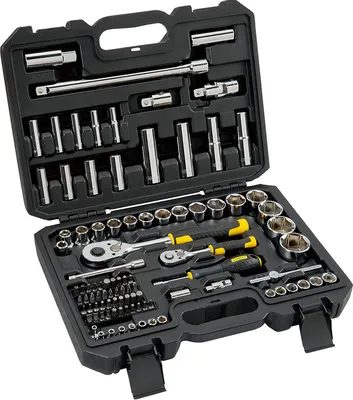 Obrázek produktu pro Stanley STMT17379-1 Sada nástrčných klíčů 1/4" a 1/2", 96 dílů
