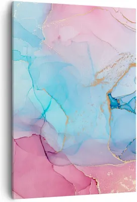Produktbild von Bild auf Leinwand - Leinwandbild - Einteilig - Marmor Rosa Türkis - 50x70cm - Wand Bild - Wanddeko - Wandbilder - Leinwanddruck - Wanddekoration - Leinwand bilder - Wandbild - PA50x70-4600