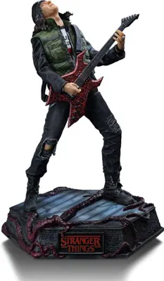 Produktbild von Stranger Things Deluxe Art Scale Statue 1/10 Eddie Munson 20 cm