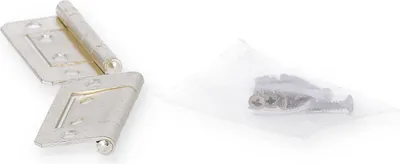 Produktbild von Hettich Lamellentürscharnier 38 x 20 mm vermessingt 2 Stück