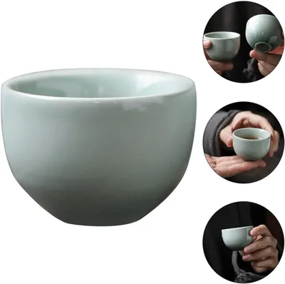 Produktbild von Keramische Teetasse, 35 ml, im japanischen Stil für die Teezeremonie und zu Hause