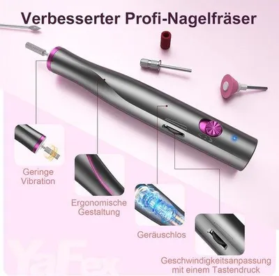 Produktbild von Elektrische Nagelvijl für Acryl-, Gel- und Naturnagel 25000 Umdrehungen