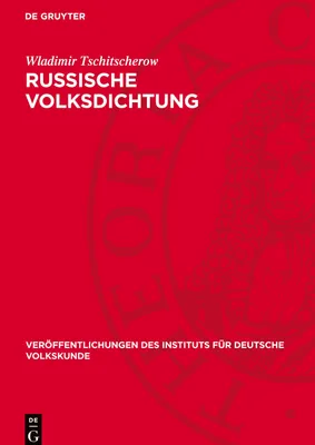 Produktbild von Russische Volksdichtung