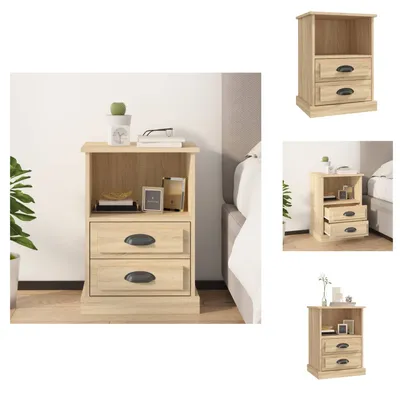 Zdjęcie produktu dla vidaXL Szafka nocna dąb sonoma 43x36x60 cm - Szafki nocne