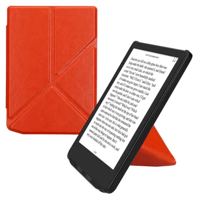Produktbild von kwmobile Schutzhülle für Pocketbook Verse/Verse Lite/Pro/Color/Vivlio Light HD Hülle - Kunstleder Case - eReader Klapphülle mit Auto Sleep Funktion -