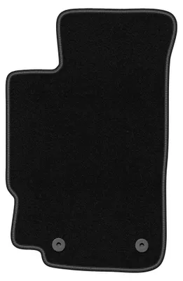 Produktbild von Fahrermatte Velours für Peugeot 406 1995-2004 (Limousine/Kombi) – 1-tlg, Schwarz, passgenau – Wielganizator BASIC