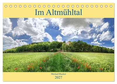 Produktbild von Im Altmühltal (Tischkalender 2027 DIN A5 quer), CALVENDO Monatskalender