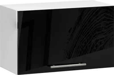 Immagine prodotto di Pensile da cucina 60 cm VERMINA - bianco / nero lucido