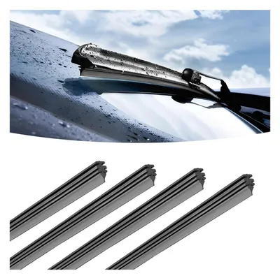 Image de 4 joints d'essuie-glace, universels, de 65 cm, pour remplacer les joints d'essuie-glace