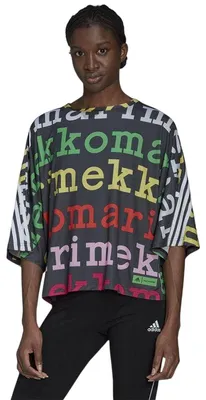 Image de Adidas - T-shirt « Mmk » pour femmes PP2779 (XS) (noir/multicolore)