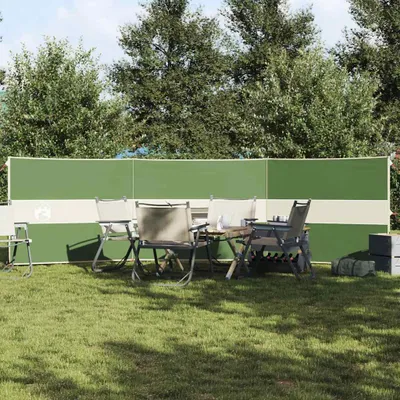 Zdjęcie produktu dla vidaXL Parawan kempingowy zielony 490x123 cm Wodoodporny