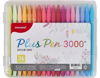 Image de Monami Plus Pen 3000, fineliner, 0,4 mm, set de 36