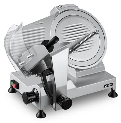 Imagen del producto de Máquina eléctrica para cortar carne - 320 W de potencia - Cuchilla de 300 mm - Grosor de corte ajustable