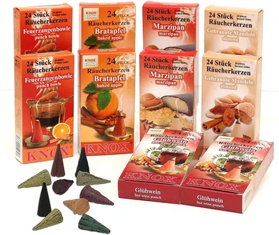 Produktbild von KNOX - 10er Set - 2 x Bratapfel, 2 x Marzipan, 2 x Gebrannte Mandel, 2 x Glühwein, 2 x Feuerzangenbowle