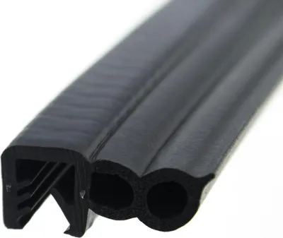 Produktbild von DS20 - EPDM Kantenschutz Dichtungs Profil Gummi Dichtung seitlich - Klemmbereich 5 - 6 mm