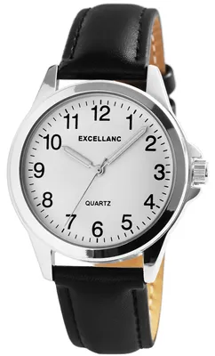 Produktbild von Excellanc Herrenuhr mit Band aus Kunstleder