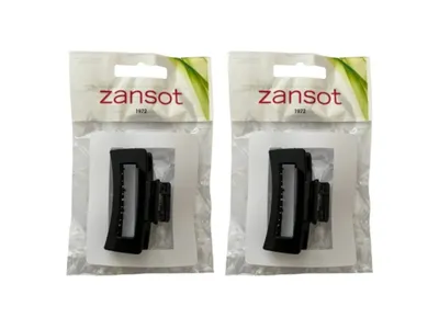 Obrázek produktu pro Zansot Sponka na vlasy 6cm, lesklá černá 2ks