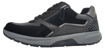 Immagine prodotto di Scarpe da ginnastica Gabor da donna, con lacci, sportive, nere, per il tempo libero