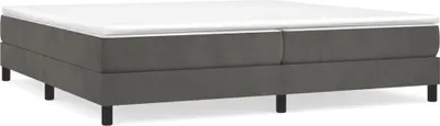 Produktbild von vidaXL Boxspringbettgestell Dunkelgrau 200x200 cm Samt