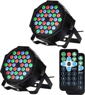 Produktbild von Par-Licht, 36 RGB-LEDs, 7 Beleuchtungsmodi, 2Stück