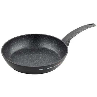 Produktbild von FLORINA - Bratpfanne aus Aluminium BONO I 26 cm Durchmesser I Pfanne Induktion I Antihaftbeschichtet Universalpfanne I Geeignet für Induktionsherd, Gasherd und Elektroherd (Schwarz)