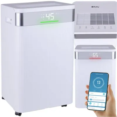 Zdjęcie produktu dla Inteligentny osuszacz powietrza 20 l/24 h – Wi-Fi, higrostat, timer, zbiornik 4,3 l