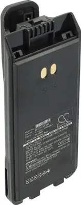 Produktbild von vhbw Akku kompatibel mit Bearcom BC1000 Funkgerät, Walkie Talkie (1500 mAh, 7,4 V, Li-Ion) + Gürtelclip