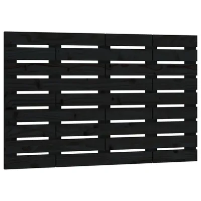 Immagine prodotto di vidaXL Testiera da letto nera 81x3x63 cm Legno massello di pino