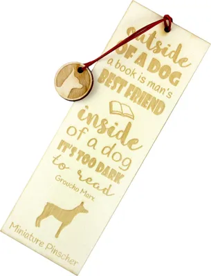 Zdjęcie produktu dla Art-Dog Zakładka do książki – Pinczer miniaturowy