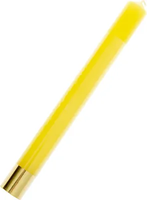 Immagine prodotto di Candela gialla pura 26 cm per lanterne dell'Avvento