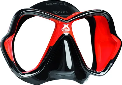 Produktbild von Mares X-Vision Ultra LiquidSkin Farbe: schwarz/rot / Linse: klar
