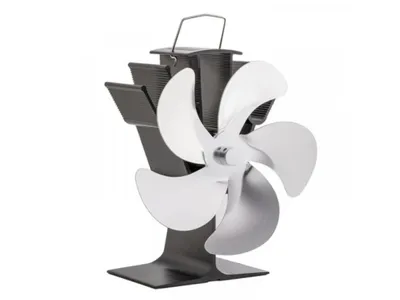 Obrázek produktu pro HS Flamingo Ventilátor na kamna FLAMINGO pětilopatkový, stříbrný