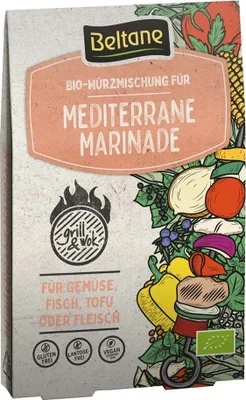 Produktbild von Beltane Grill&Wok Würzmischung für Mediterrane Marinade glutenfrei lactosefrei -- 29,4g