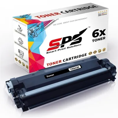 Produktbild von 6x Toner TN2420 TN-2420 Schwarz Kompatibel für Brother HL-L2350DW Drucker