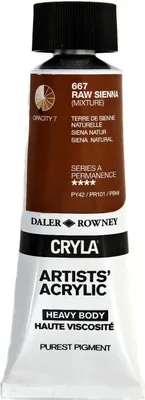 Produktbild von Daler Rowney Cryla Artists’ Acrylfarbe Raw Sienna 75 ml 1 stk