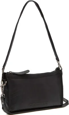 Image de The Chesterfield Brand Cuir sac à épaule bandoulière Tanner Shoulderbag Black noir