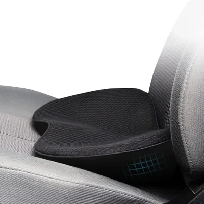 Image de Coussin ergonomique pour siège de voiture, en mousse à mémoire de forme, pour un soutien optimal du dos