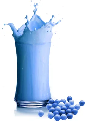 Produktbild von Kaugummi blaues Milchshake Pulver 1 kg