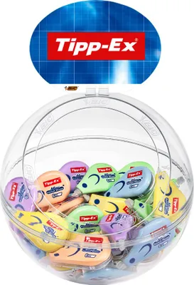 Produktbild von Tipp-Ex Korrekturroller "Mini Pocket Mouse Pastel" 5 mm x 6 m im Display 40 Stück