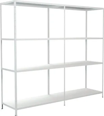 Obrázok produktu pre Kovový regál rozširovací Schulte 4514-W 1800x2000x500 mm, 8 políc, nosnosť 680 kg, biely