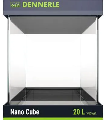Image de Dennerle Nano Cube, 20 litres - 25 x 25 x 30 cm - mini-aquarium avec coins arrondis