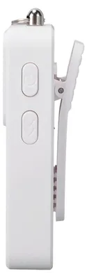Zdjęcie produktu dla Lampka alarmowa dla kobiet, 4 tryby świecenia, ładowana przez USB, brelok do kluczy, syrena, bezpieczeństwo, LED, sytuacje awaryjne, biała