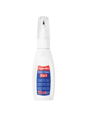 Produktbild von Tipp-Ex® Korrekturstift Shake´n Choose, 2 in 1, Korrektur-Stift und -Fluid, 15 ml