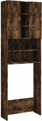 Produktbild von vidaXL Waschmaschinenschrank Räuchereiche 64x25,5x190 cm