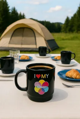 Produktbild von 6x Tassimo Tupper Becher Tupperware Tasse Kaffeetasse Kunststoff Plastik Camping