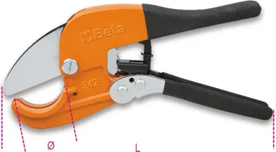 Produktbild von Beta Tools Ratschenschere für Kunststoffrohre 342