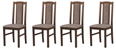 Obrázok produktu pre ESSZIMMERSTUHL - Súprava 4 stoličiek Bos 7, orechová farba, model Dora 22