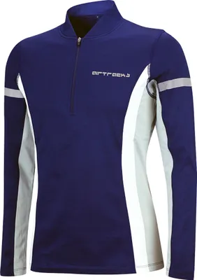 Produktbild von Airtracks Herren Winter Sweatshirt Langarm Blau - S / Thermo Laufshirt mit Winter Fleece für Herbst-Winter