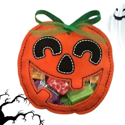 Immagine prodotto di Elzusha - Sacchetti di caramelle a tema Halloween con design di fantasmi e zucche