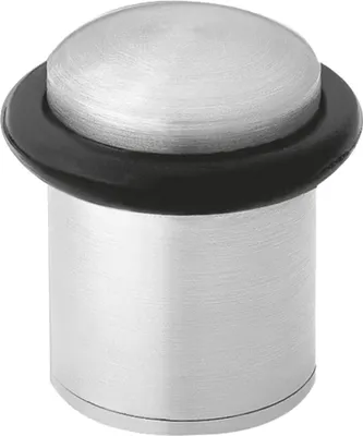 Produktbild von Türstopper echt Edelstahl Türpuffer Bodentürstopper Stopper gebürstet ø30mm